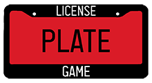 License plate game logo